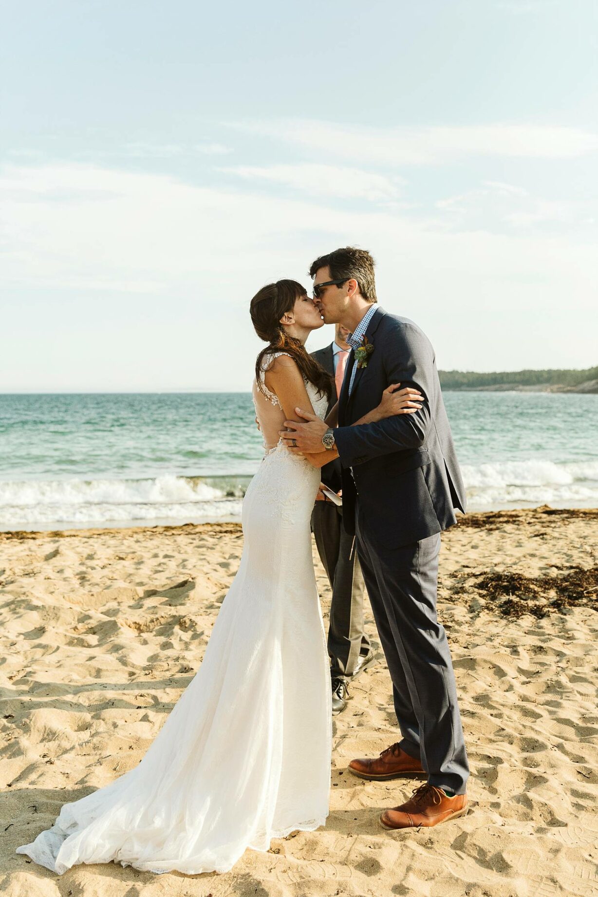 first kiss during Acadia elopement