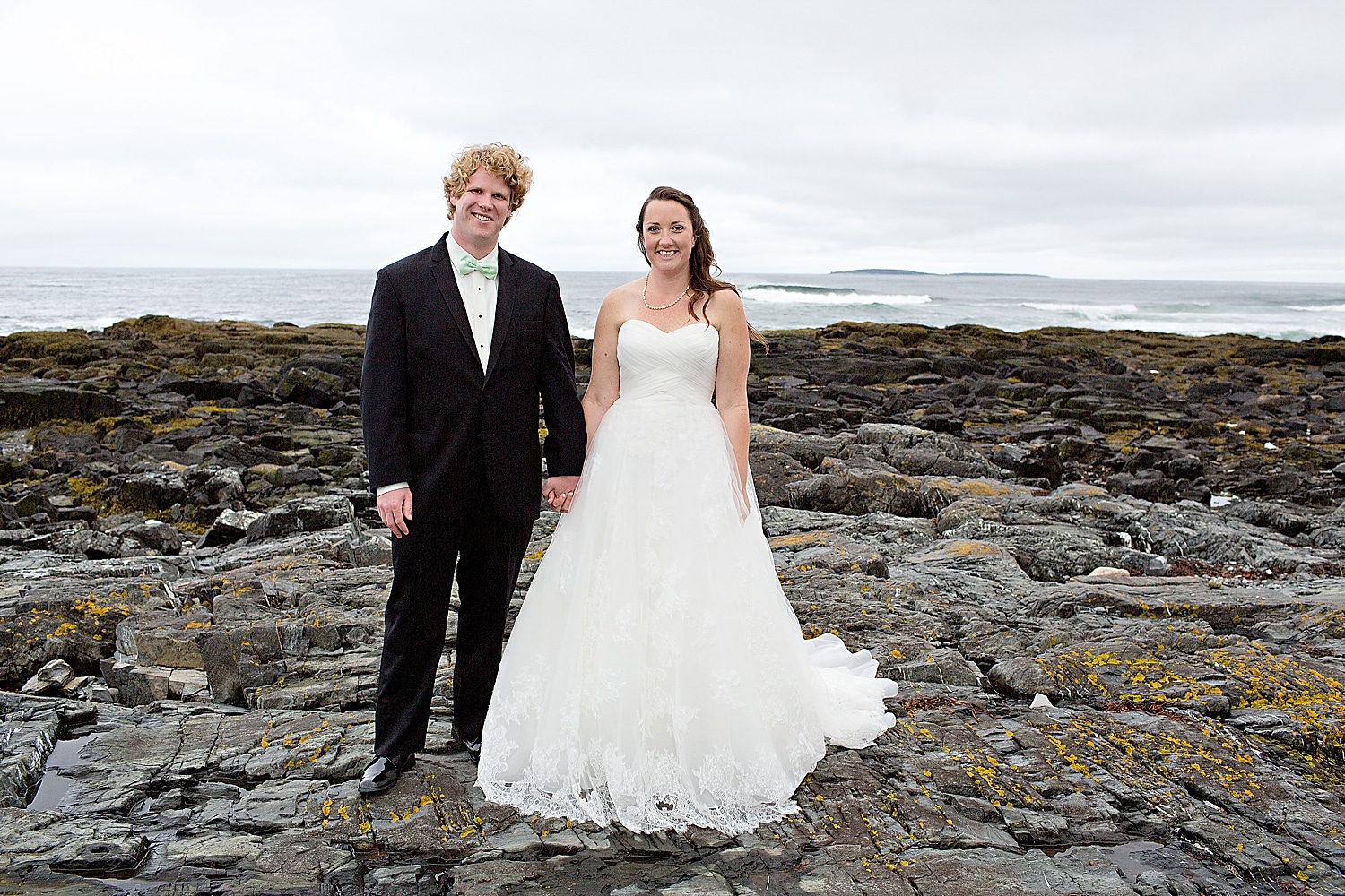 Great Cranberry Island Maine wedding portrait