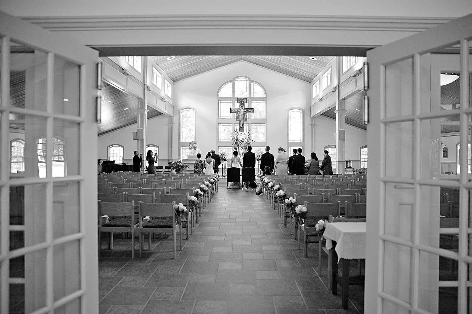 wedding ceremony at Newcastle Maine wedding