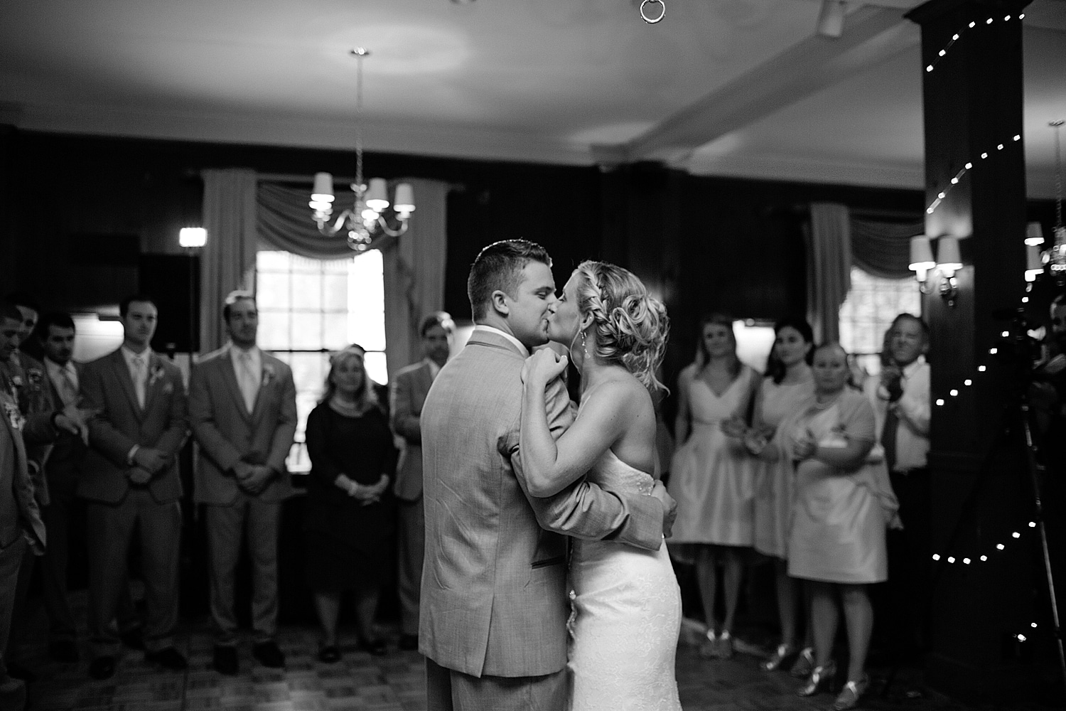 first dance at wedding at the Colony Hotel in Kennebunkport, Maine