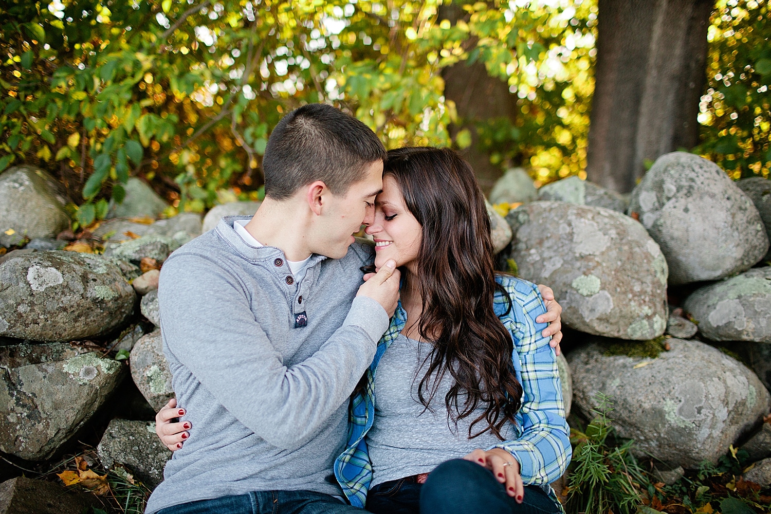 Wells Reserve at Laudholm Maine Engagement Photography