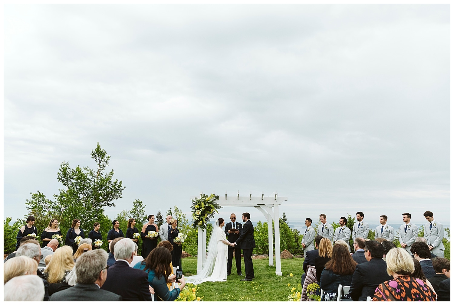 Northport Maine wedding ceremony