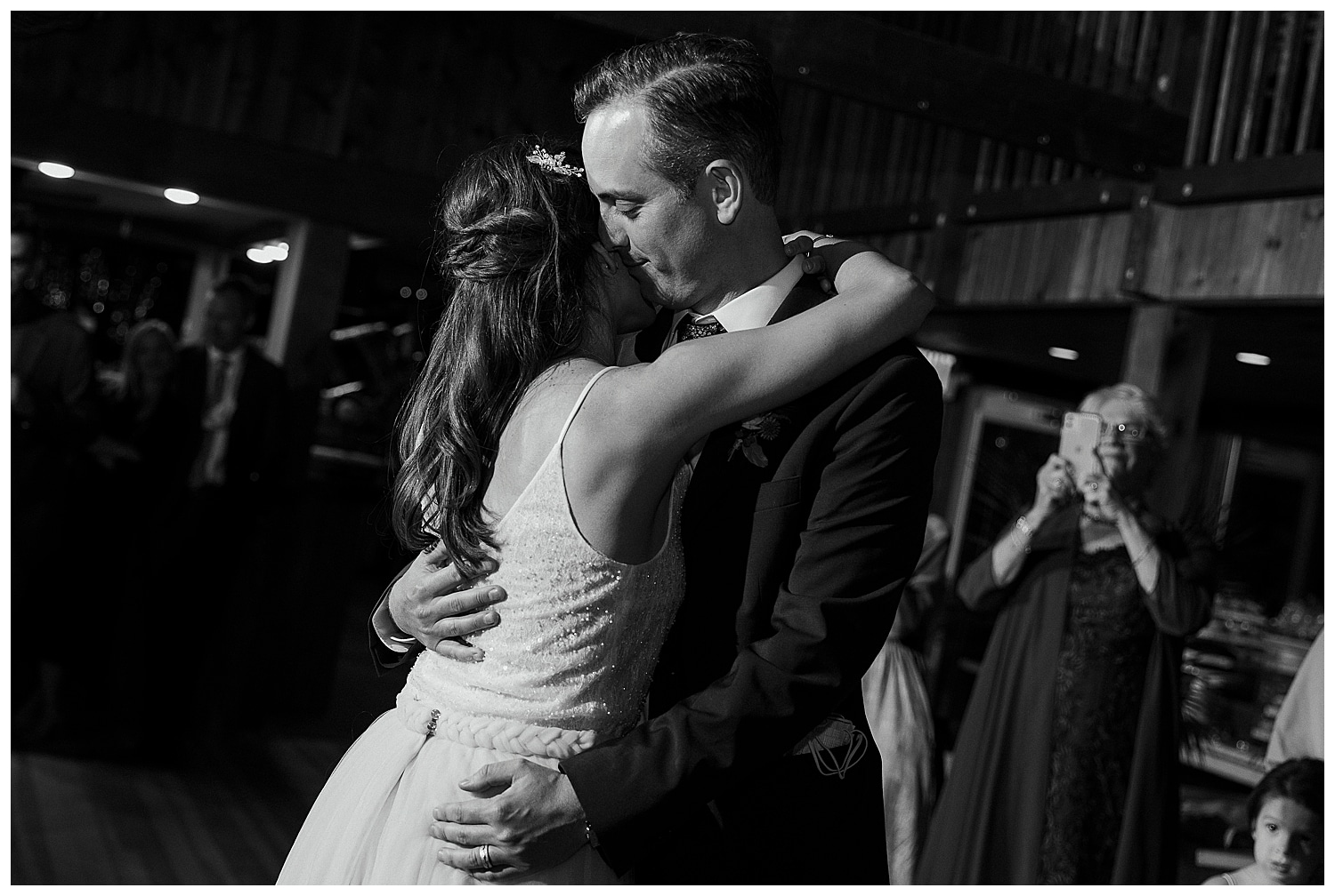 first dance at Boothbay Harbor, Maine wedding at Linekin Bay Resort