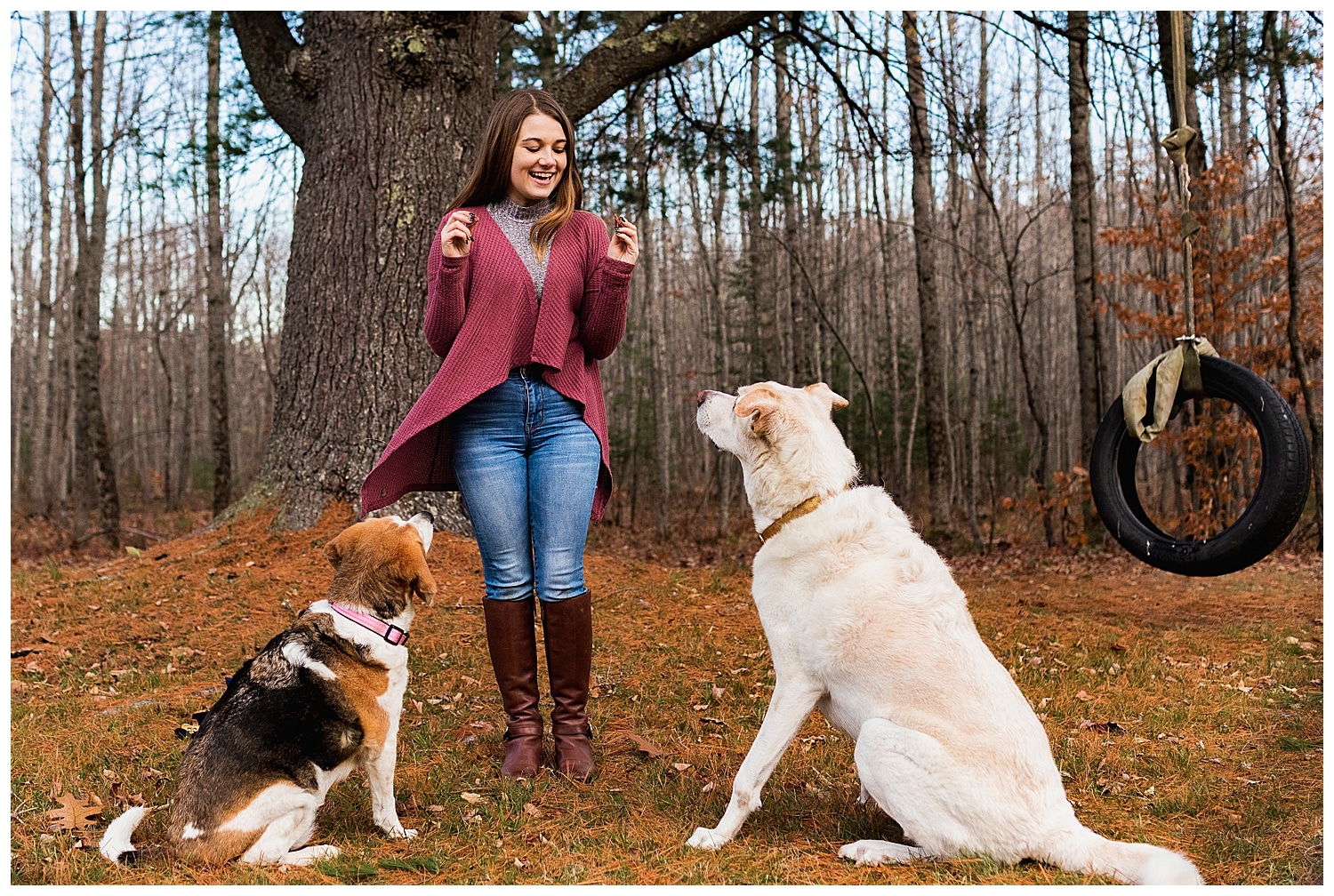lifestyle photos with dogs