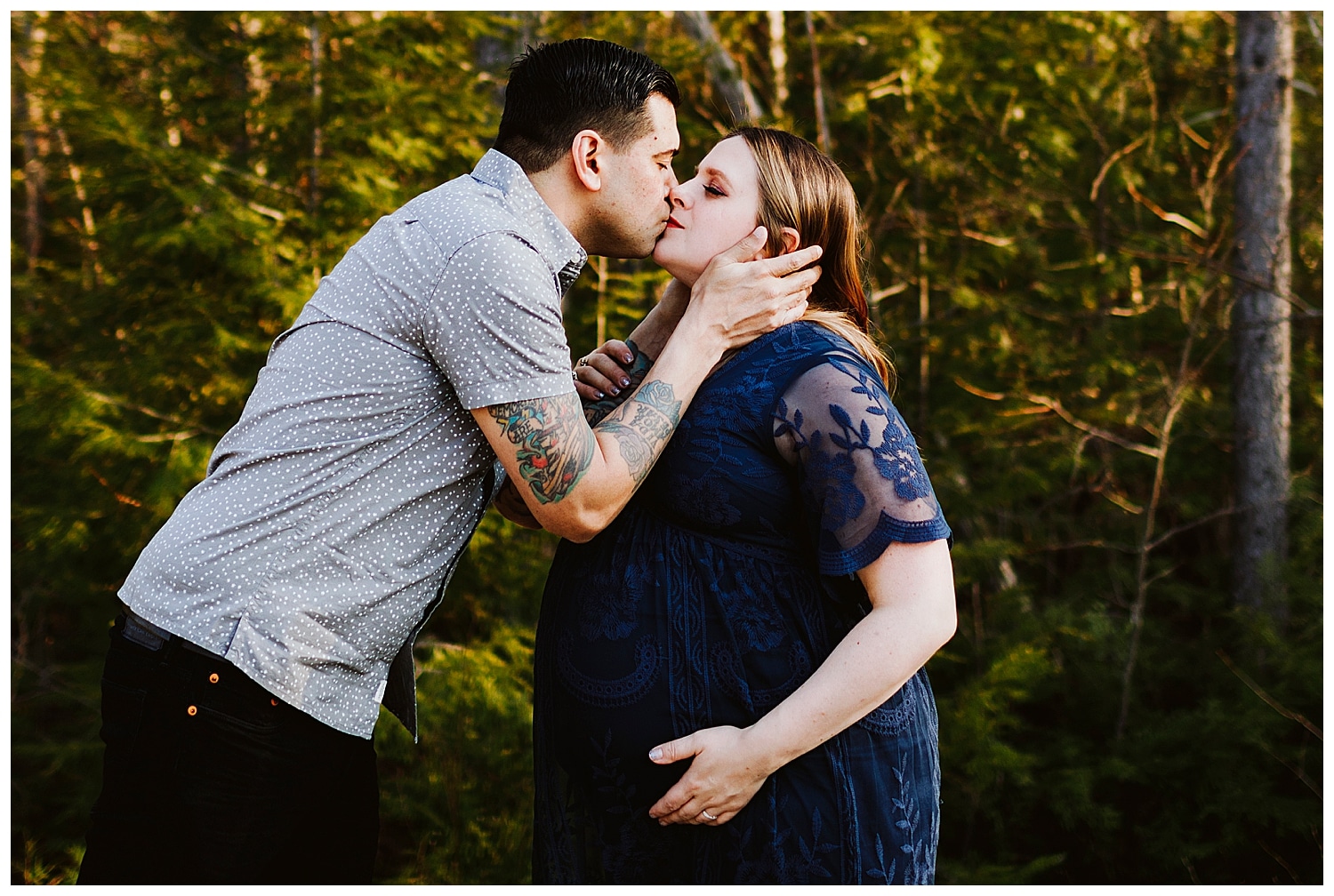 maternity photos in Millinocket, Maine