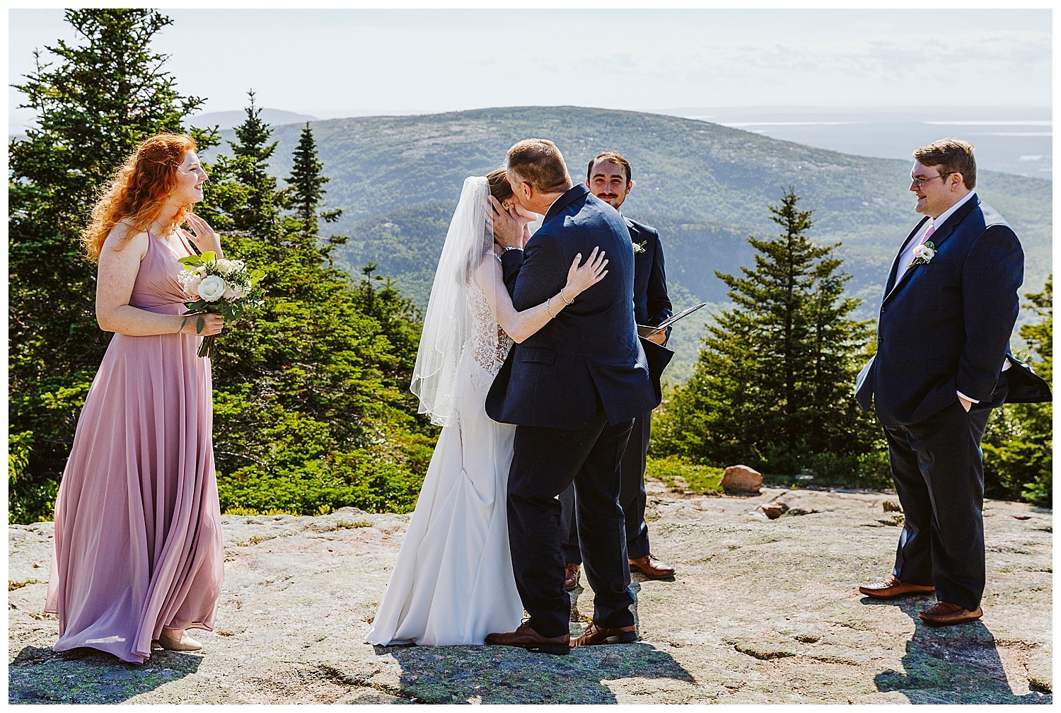 elopement in Acadia National Park