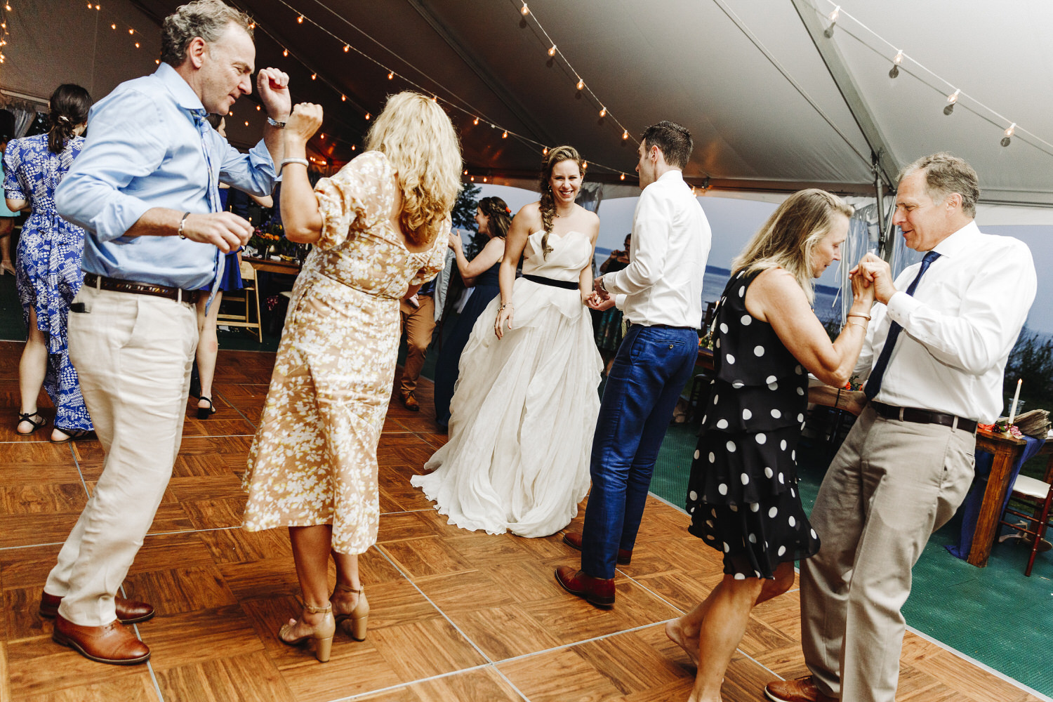 dance floor at wedding reception