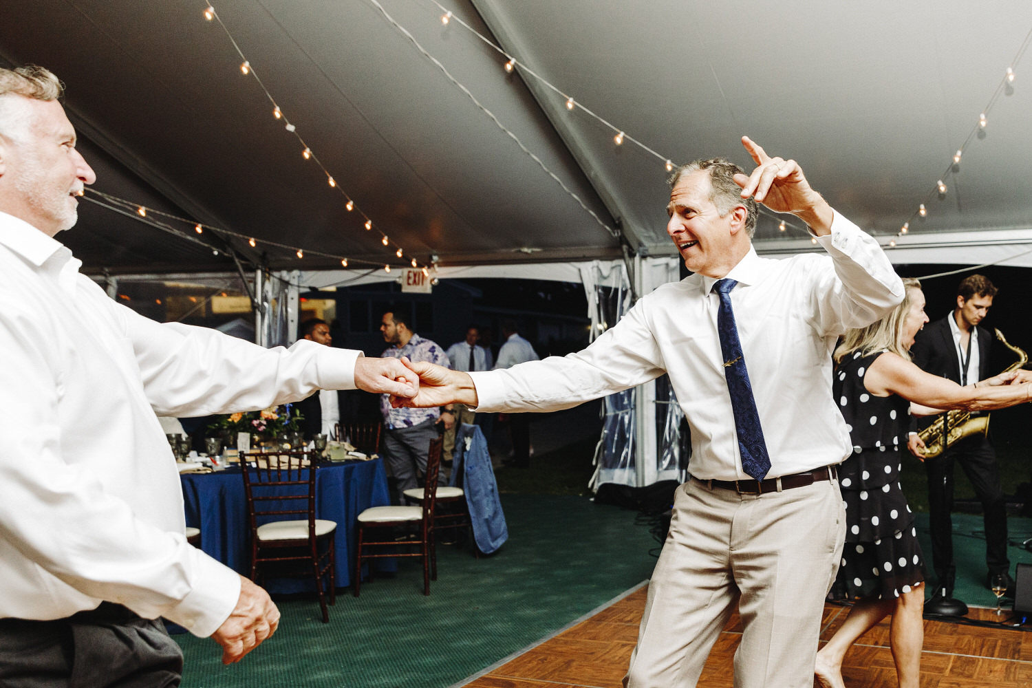 father of the bride on the dance floor