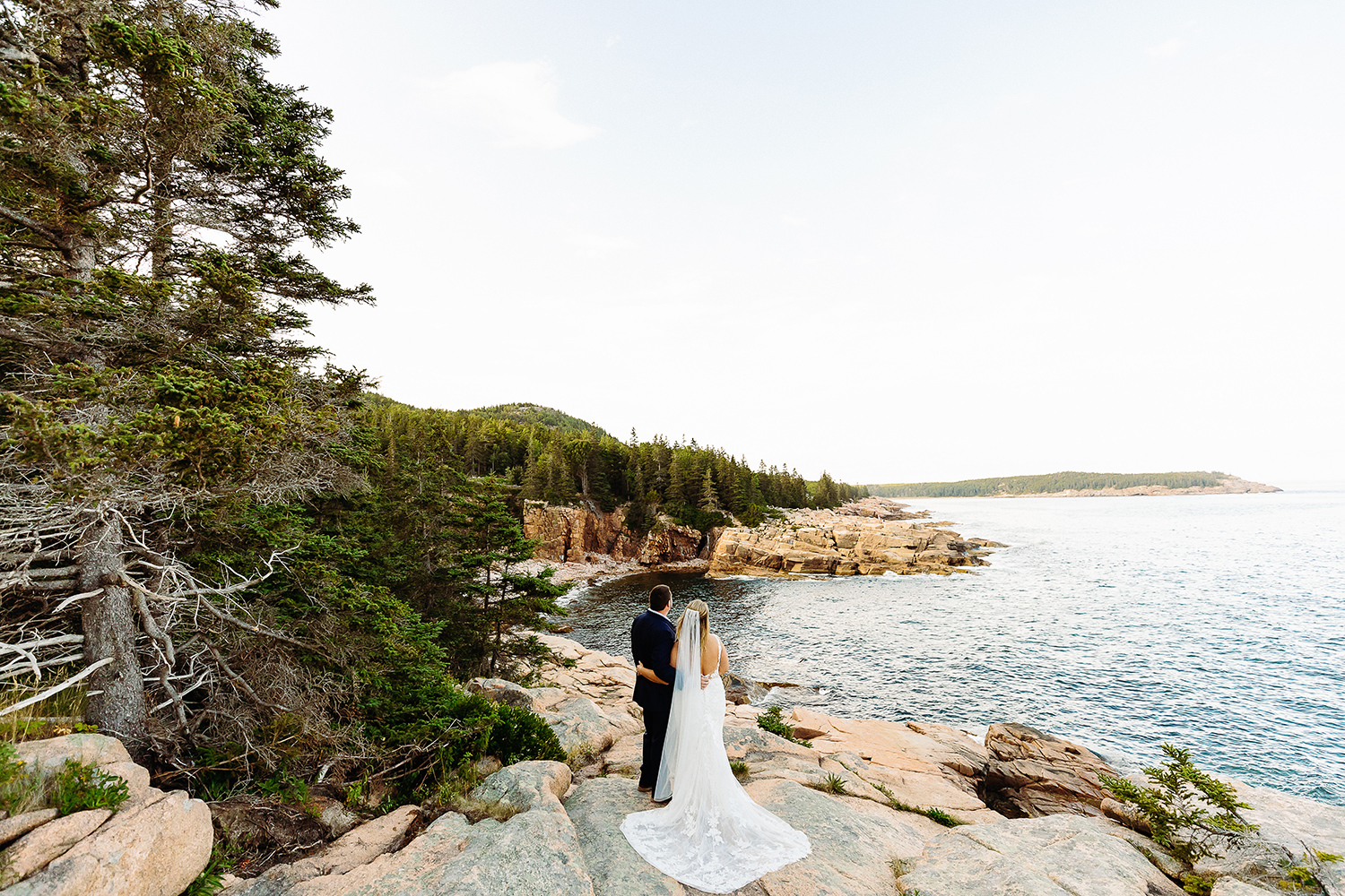 cliffside Acadia elopement
