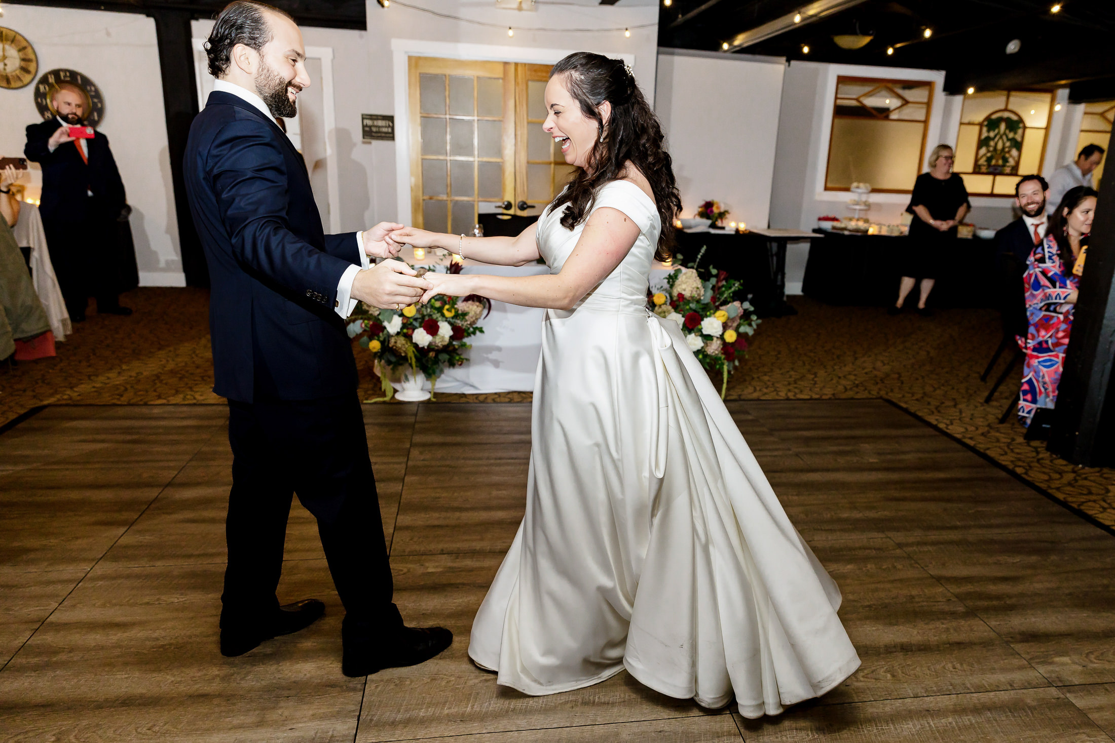 first dance during Camden Maine wedding at 16 Bay View