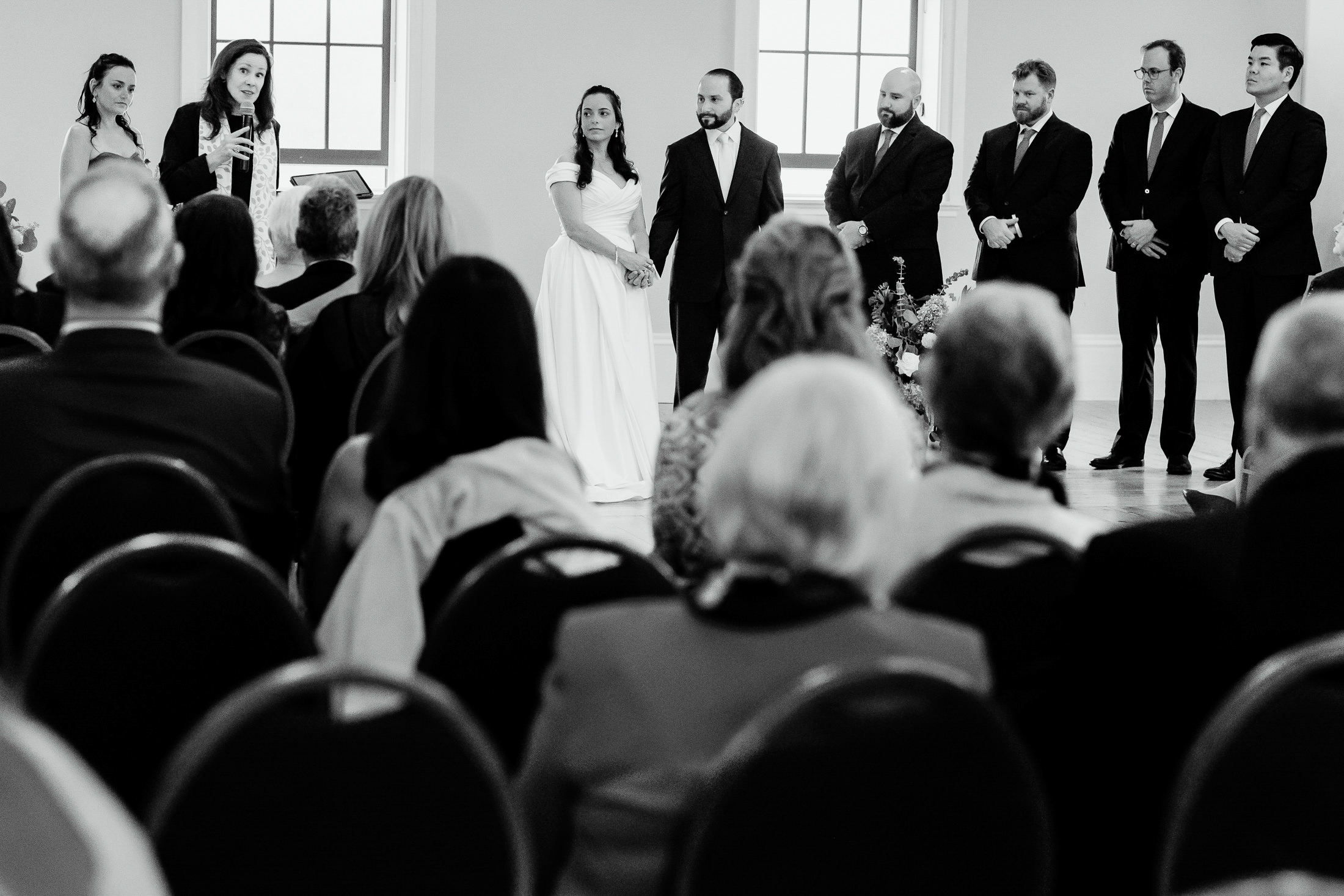 wedding ceremony in Rockport Maine